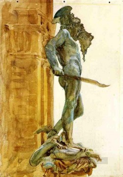 Perseo Florencia John Singer Sargent Pinturas al óleo
